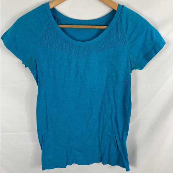 Zella Blue Fitted Athletic Tshirt Size Small - Picture 1 of 3